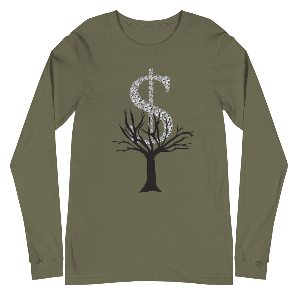 $ Tree Long Sleeve Tee