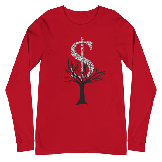 $ Tree Long Sleeve Tee